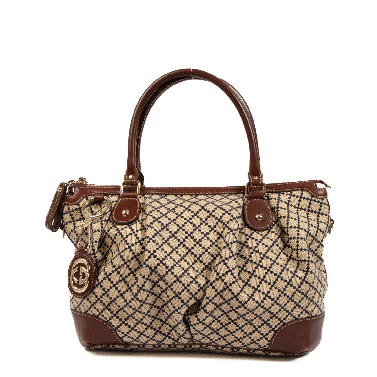Gucci Sukey Diamante Cavas Handbag