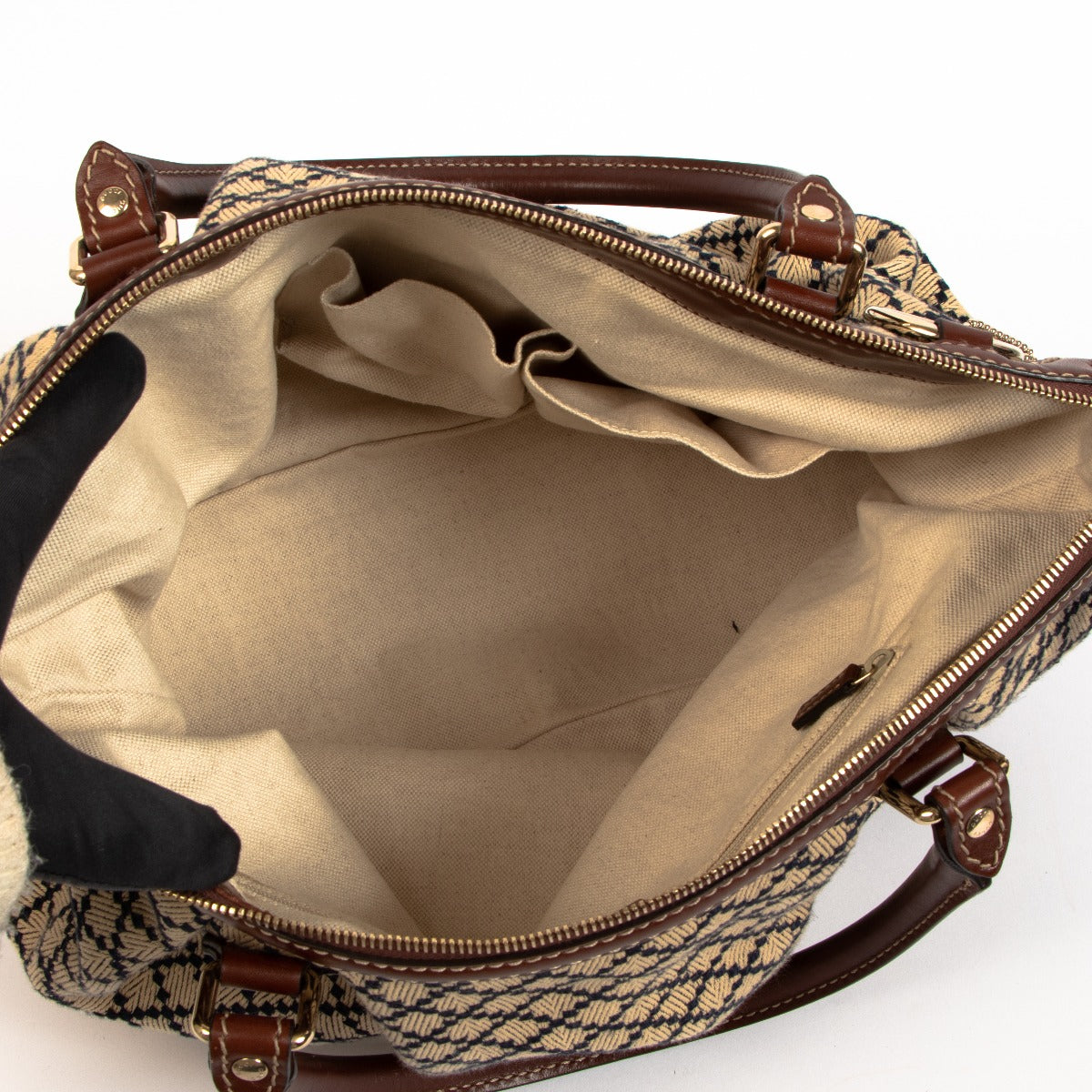 Sac à main Gucci Diamante en toile marron