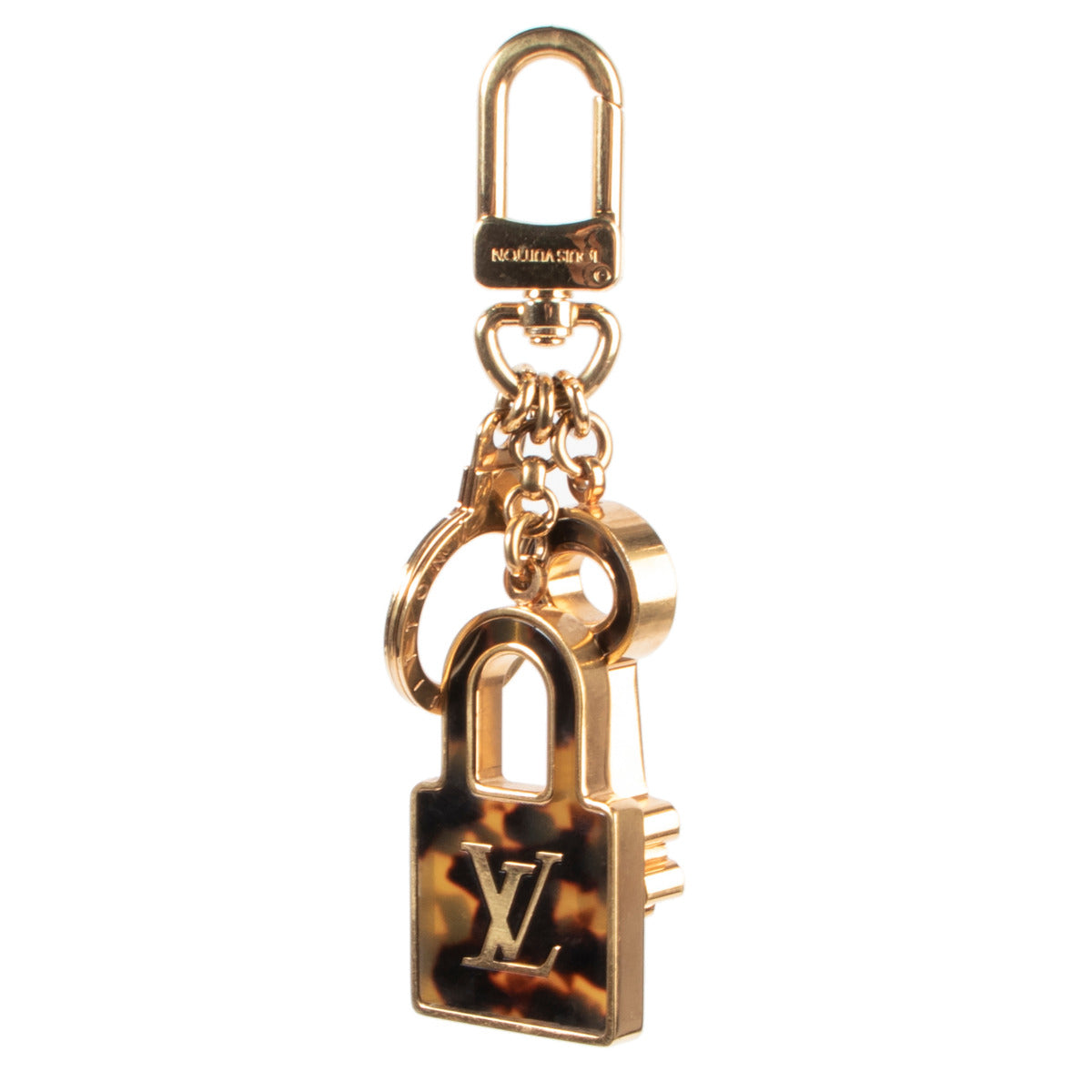 Louis Vuitton Gold Tortoise Lock Bag Charm
