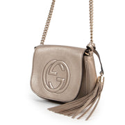 Shop safe online authentic second hand Gucci Gold Soho Crossbody Bag. Buy online Gucci Gold Soho Crossbody Bag in a safe way. Shop Gucci Gold Soho Crossbody Bag online safely.