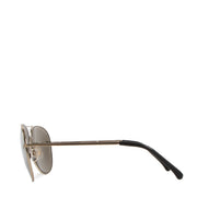 Chanel 4189 Gold Polarized Aviator Sunglasses