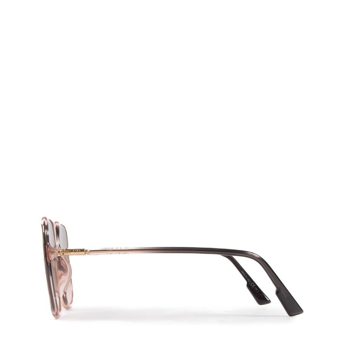 Dior Roze DiorSoStellaire1 Oversized Vierkante Zonnebril met Verloopglazen