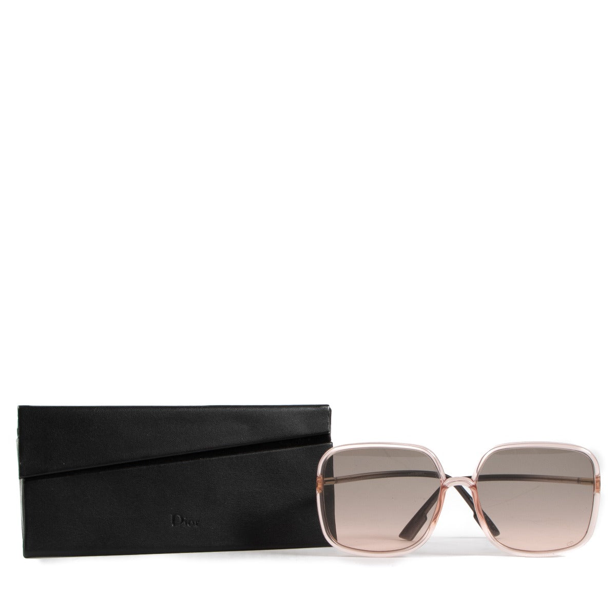 Dior Roze DiorSoStellaire1 Oversized Vierkante Zonnebril met Verloopglazen