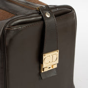 Shop the authentic Christian Dior Vintage Brown Oblique Empreinte Duffle Bag on Labellov.com.