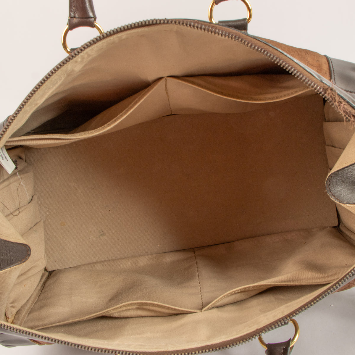 Shop the authentic Christian Dior Vintage Brown Oblique Empreinte Duffle Bag on Labellov.com.