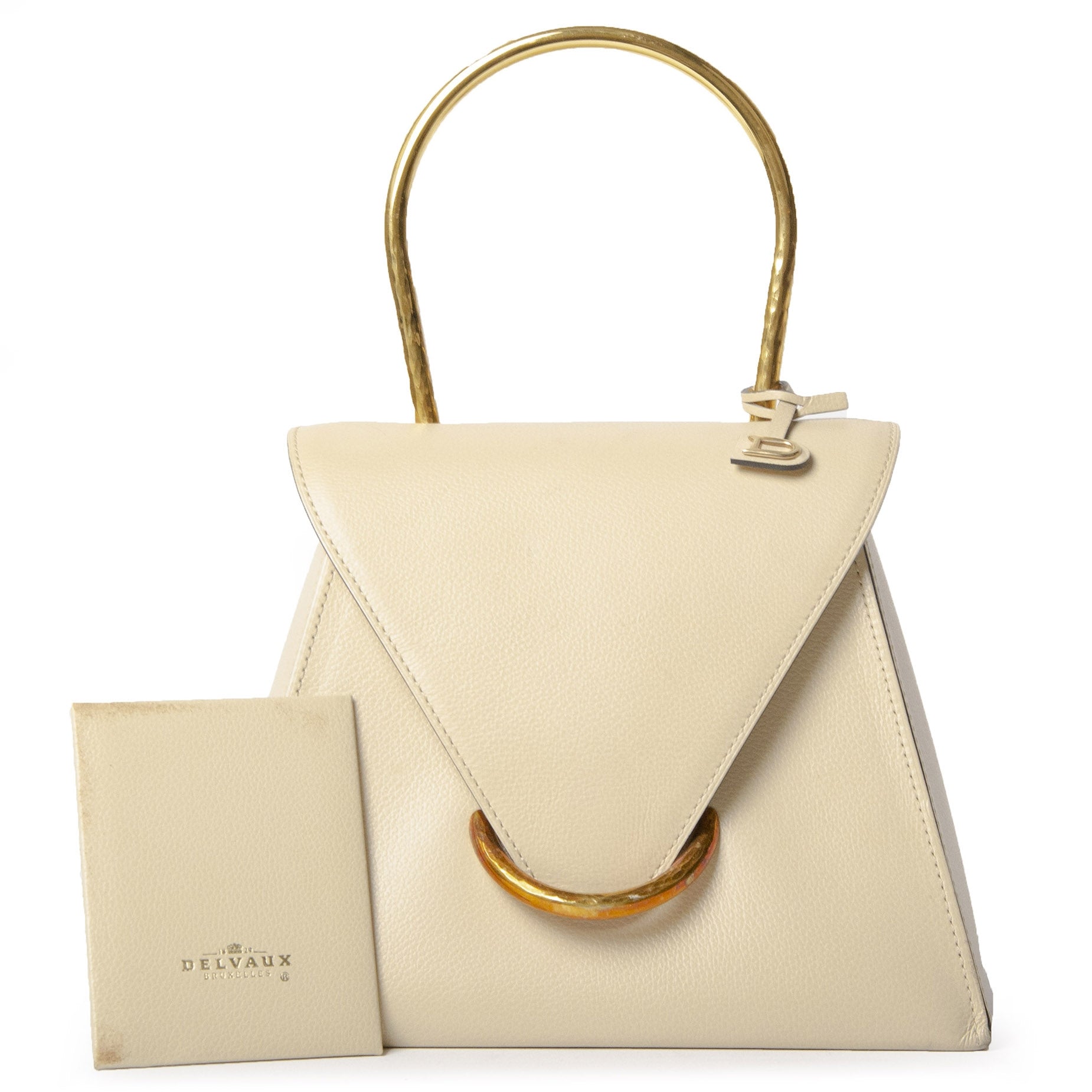 Delvaux Sand Triangle Tas