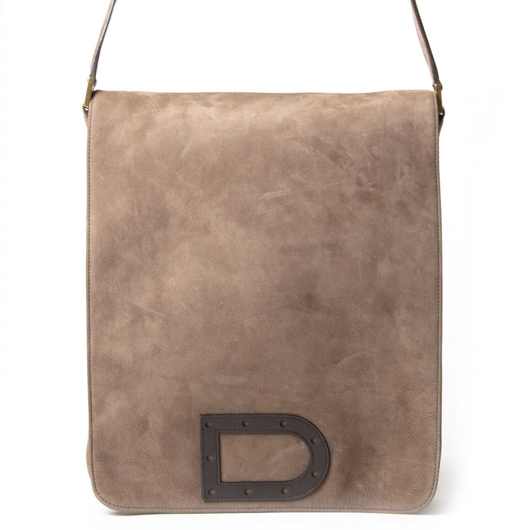 Delvaux Taupe Louise Baudrier