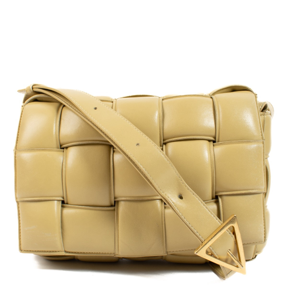 shop 100% authentic second hand Bottega Veneta Beige Padded Cassette Bag on Labellov.com