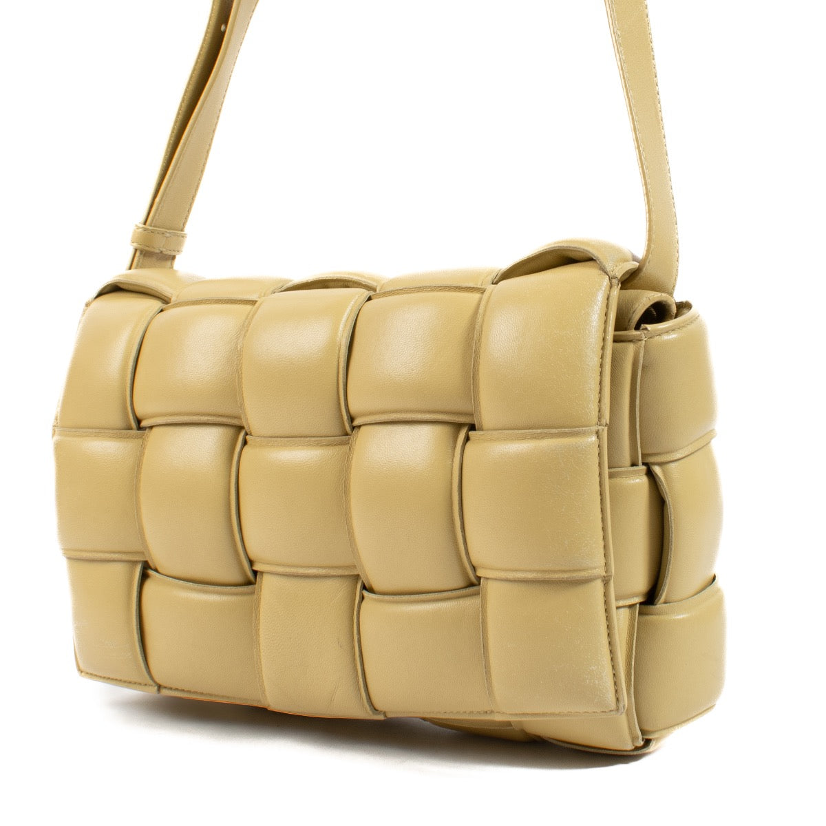shop 100% authentic second hand Bottega Veneta Beige Padded Cassette Bag on Labellov.com
