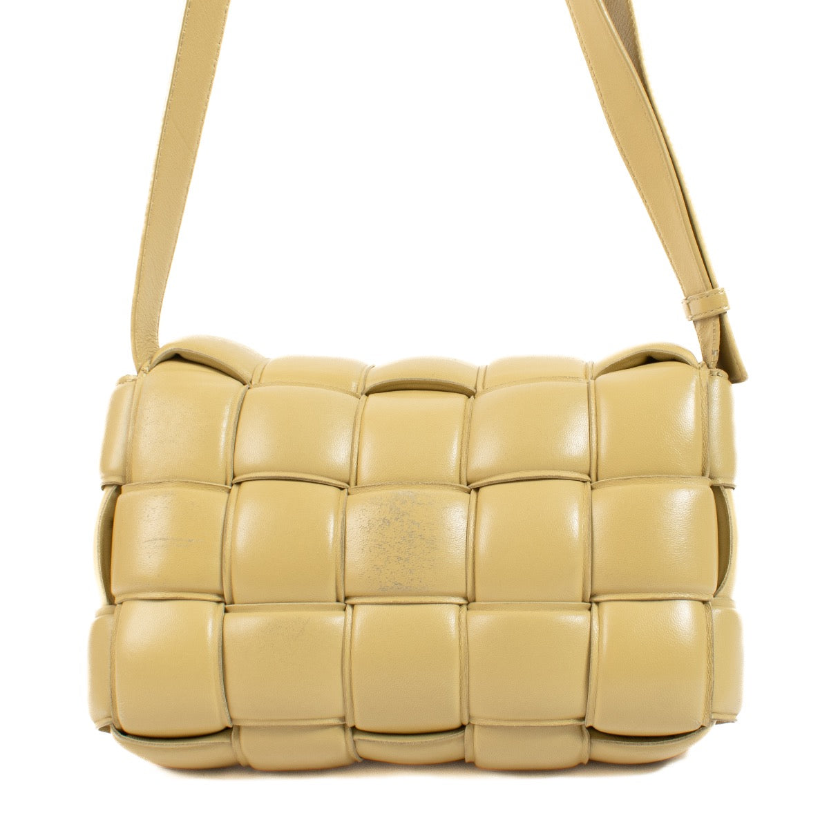 shop 100% authentic second hand Bottega Veneta Beige Padded Cassette Bag on Labellov.com