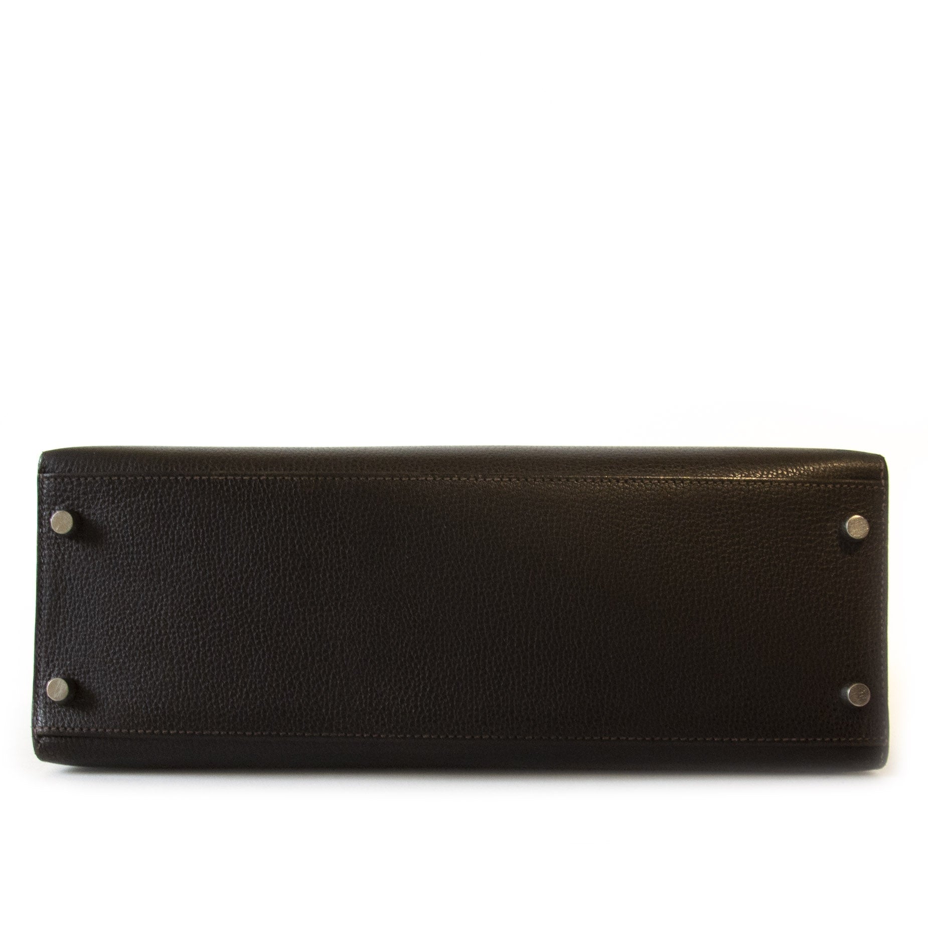 Hermès Kelly 32 Brown Vache Liègee PHW