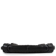Burberry Prorsum Black Leather Studded Knight Clutch