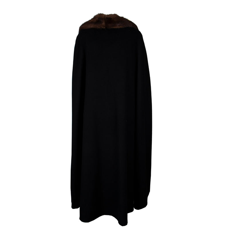 We buy and sell your authentic designer Celine Black Cape Jacket