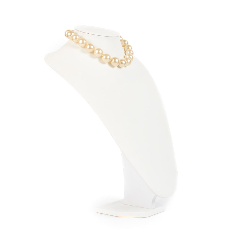 shop 100% authentic second hand Chanel 93P White Faux Pearl Necklace on Labellov.com
