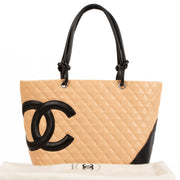 Shop 100% authentic Chanel Beige Ligne Cambon Tote Bag on Labellov.com