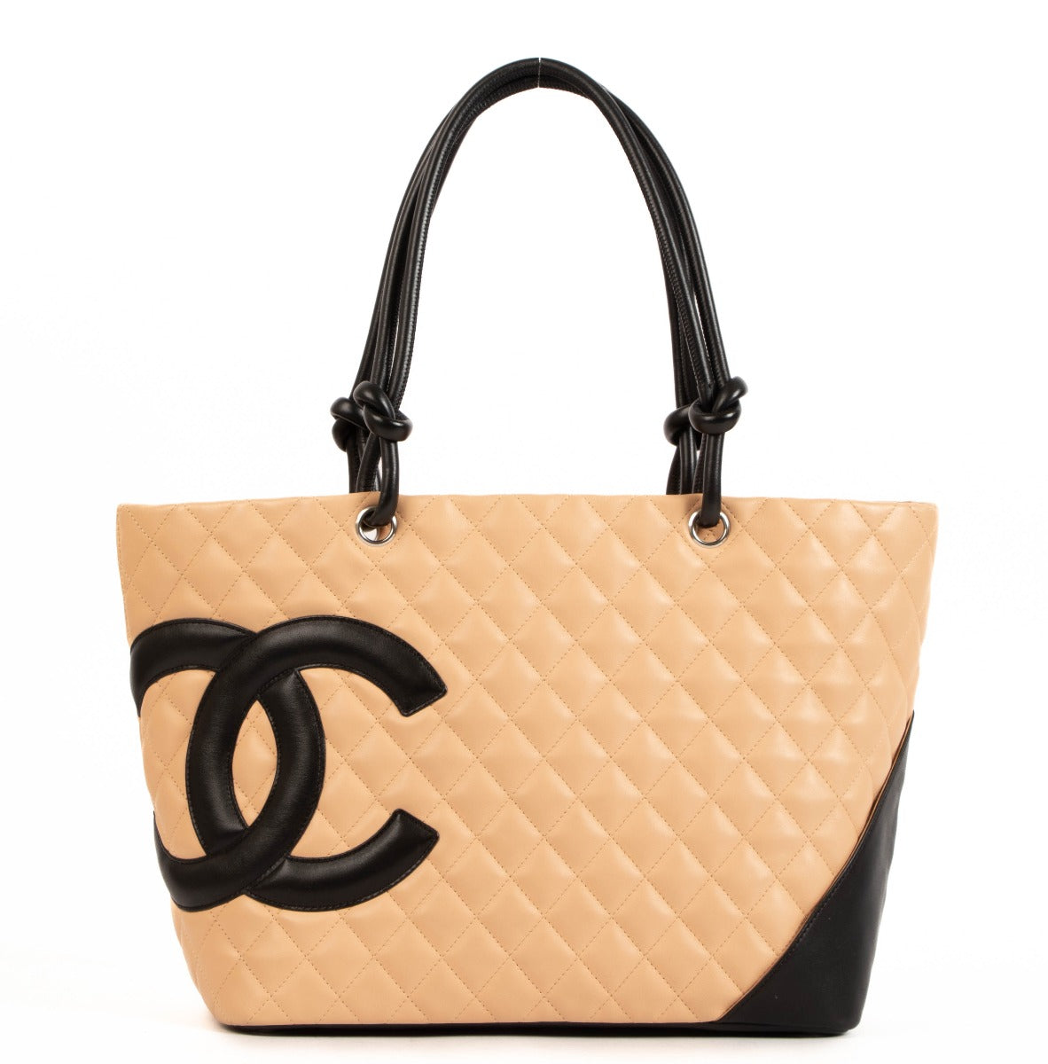 Shop 100% authentic Chanel Beige Ligne Cambon Tote Bag on Labellov.com.