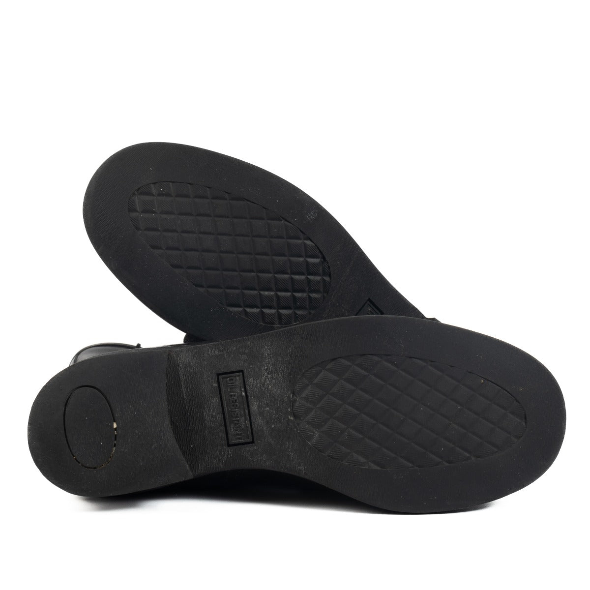 Chanel Zwarte CC Cap Toe Logo Biker Laarzen - Maat 40