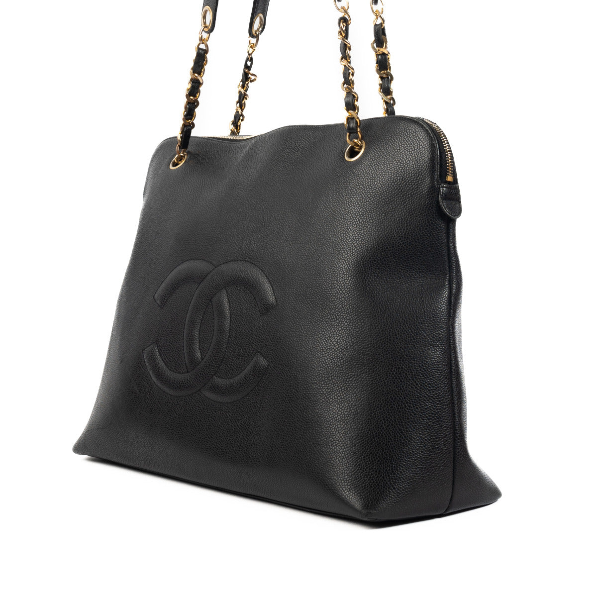 Chanel Black Vintage Bowling Shoulder bag