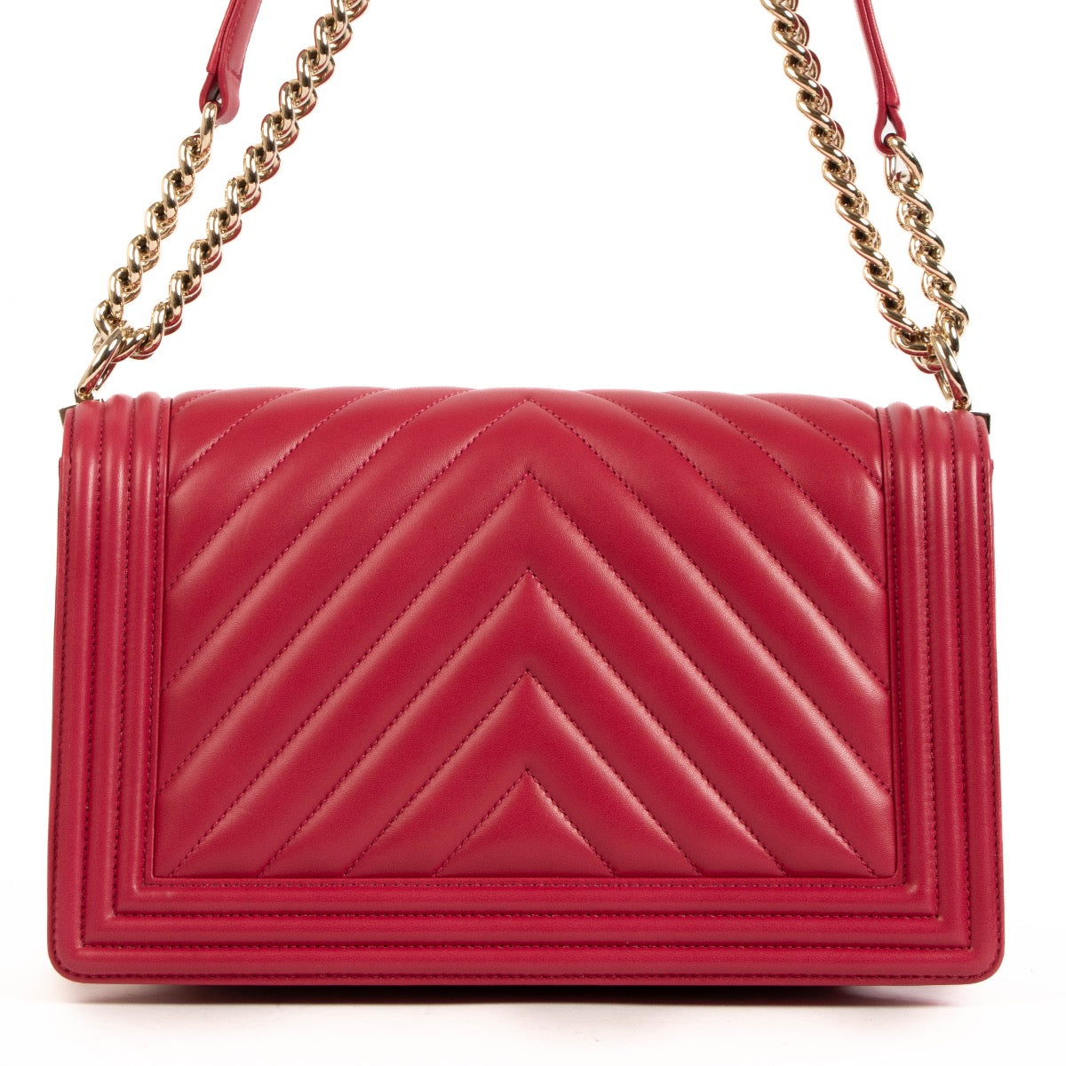 shop 100% authentic second hand Chanel Framboise Medium Boy Bag on Labellov.com