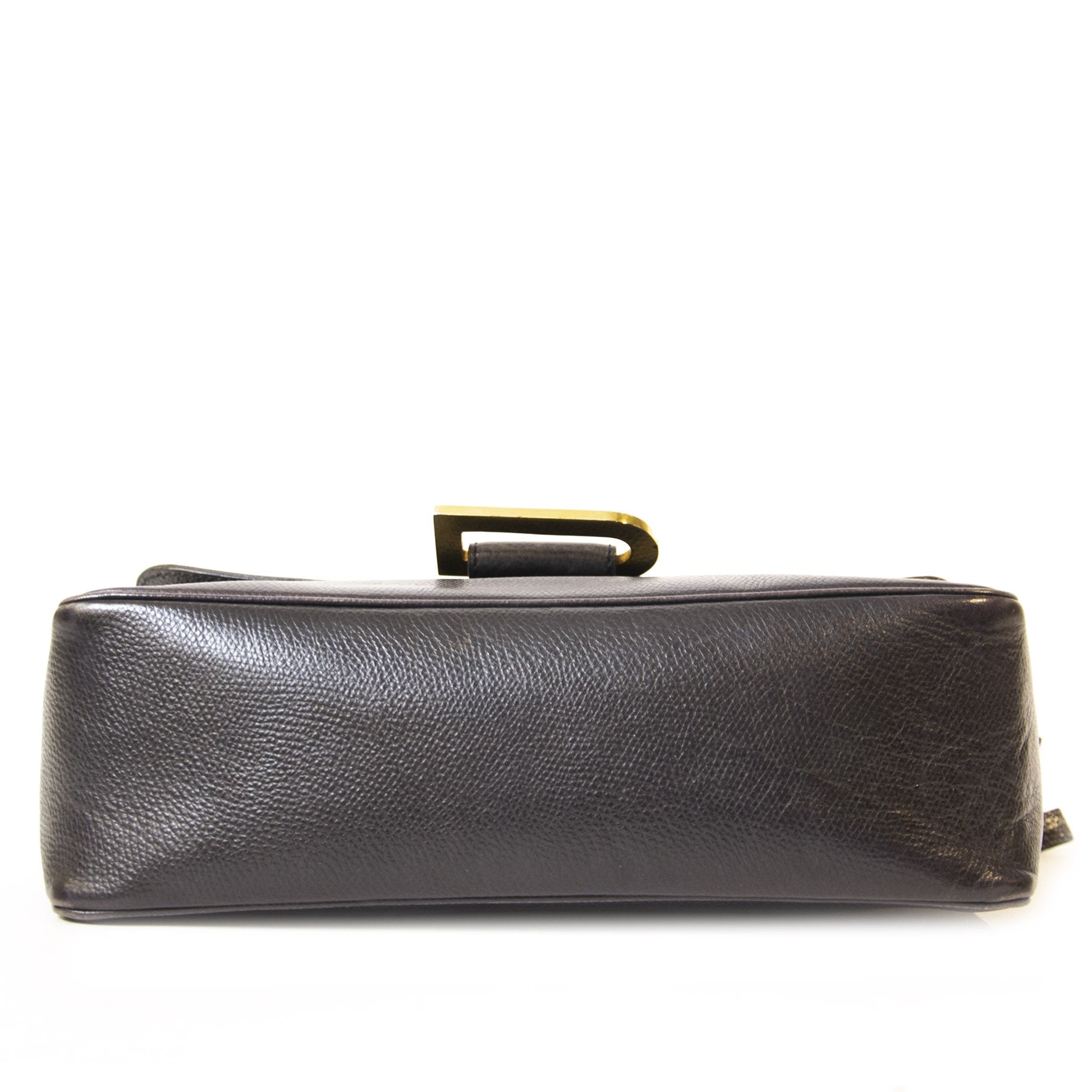 Delvaux Dark Brown Poirier Shoulder Bag kopen en verkopen aan de beste prijs bij Labellov
