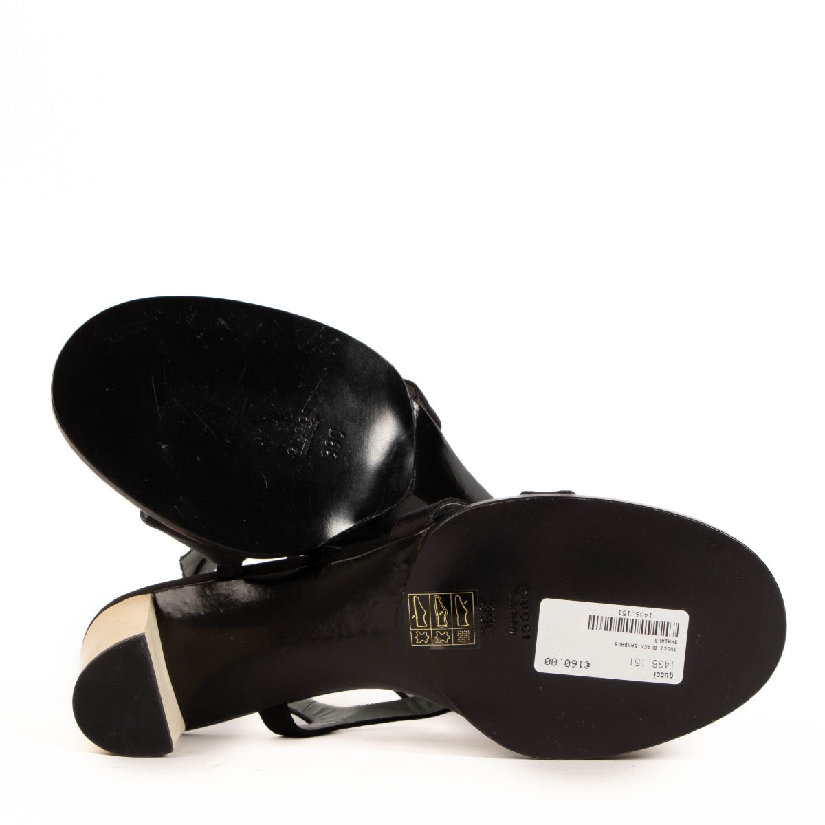 Gucci Black Sandals - Size 39