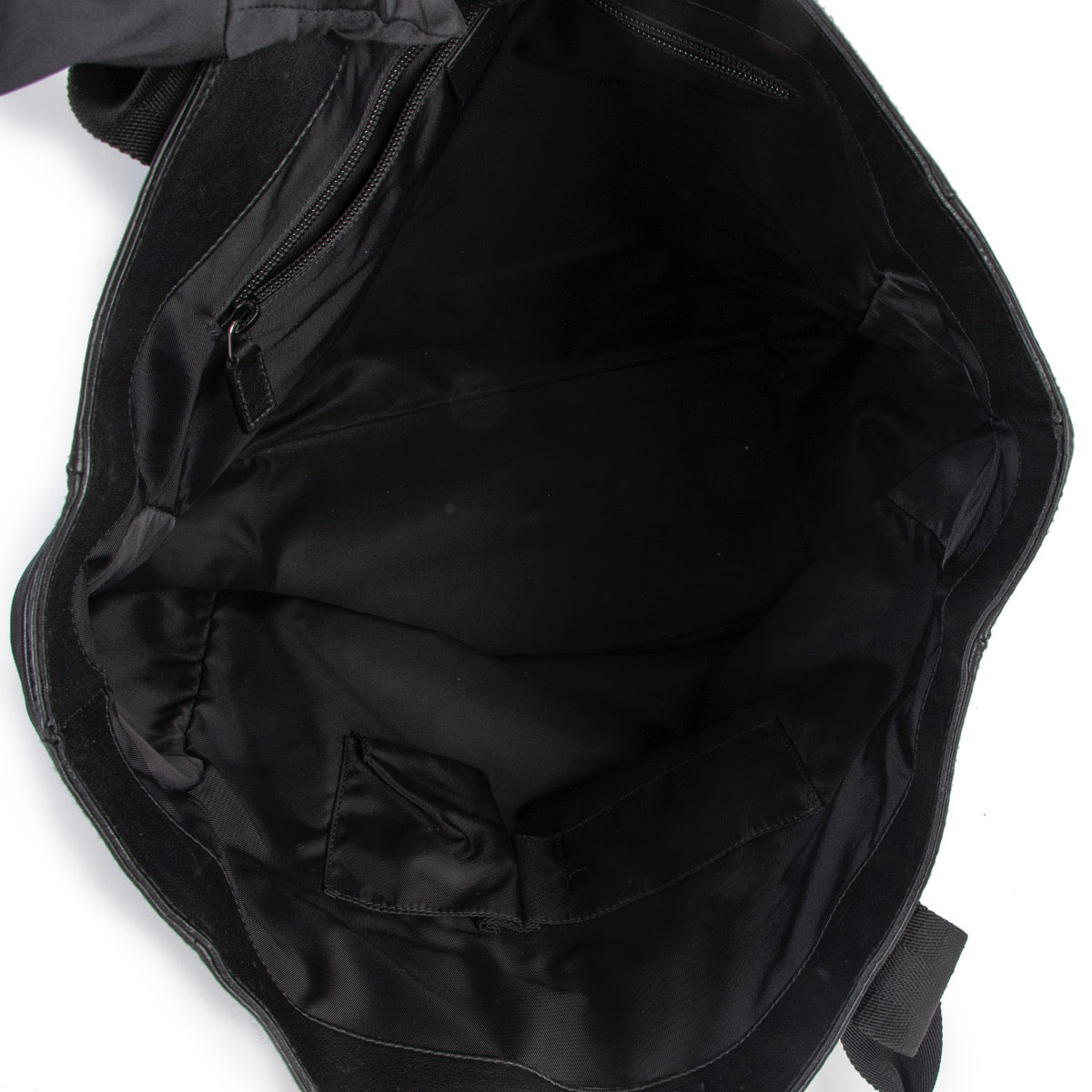 Gucci Zwarte Nylon Guccissima Grote Tote Tas