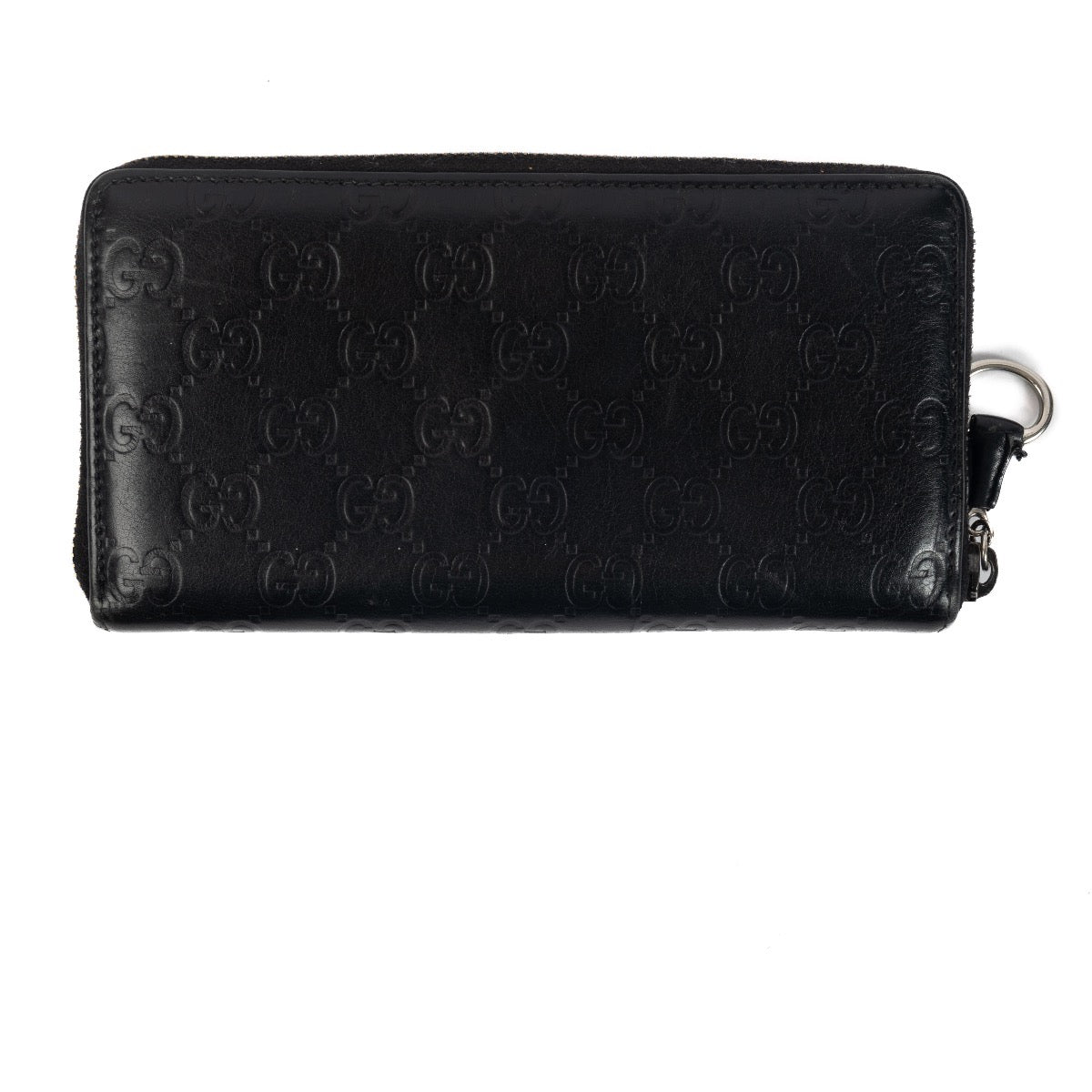 Gucci Black Long Zippy Wallet