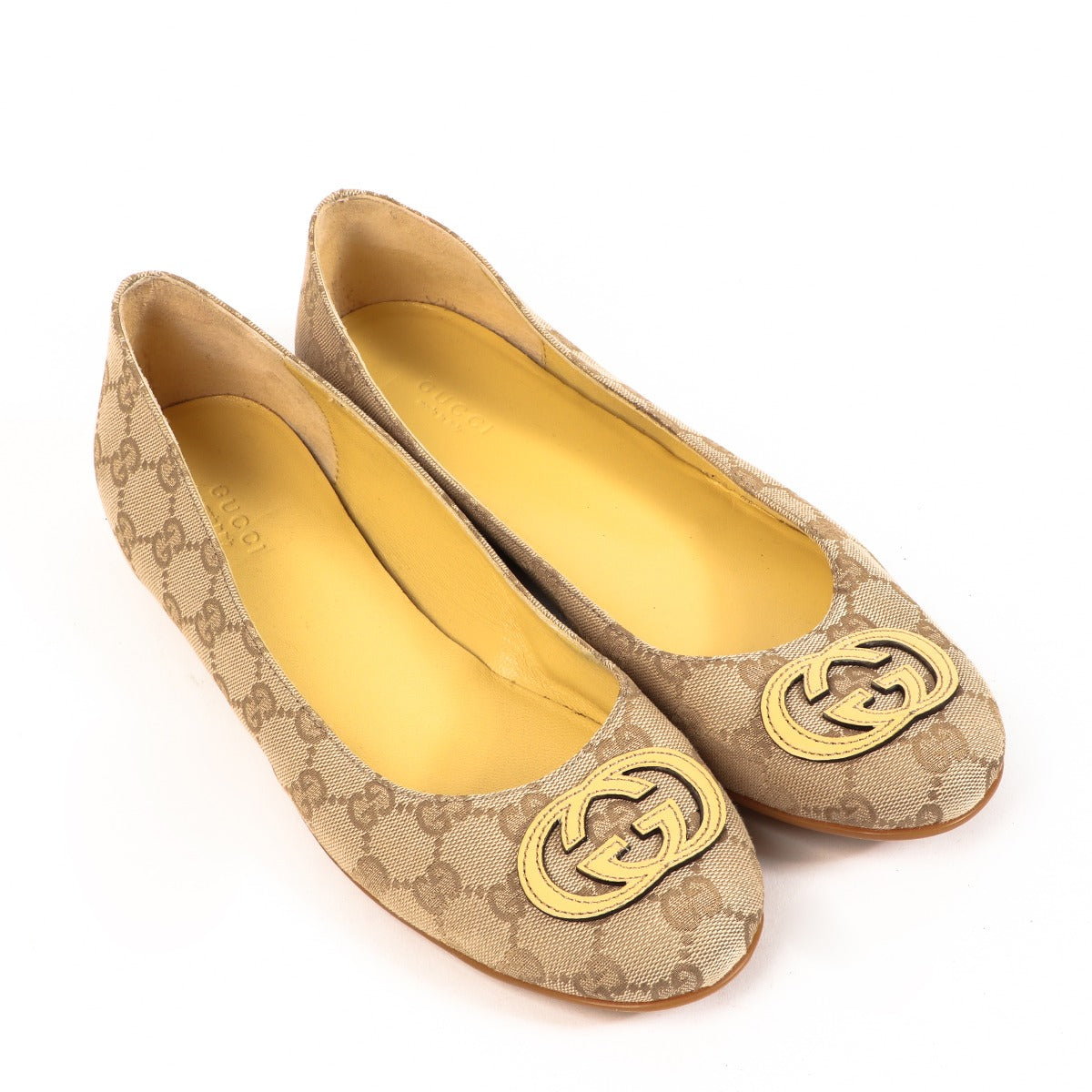 Gucci GG Canvas Ballet Flats