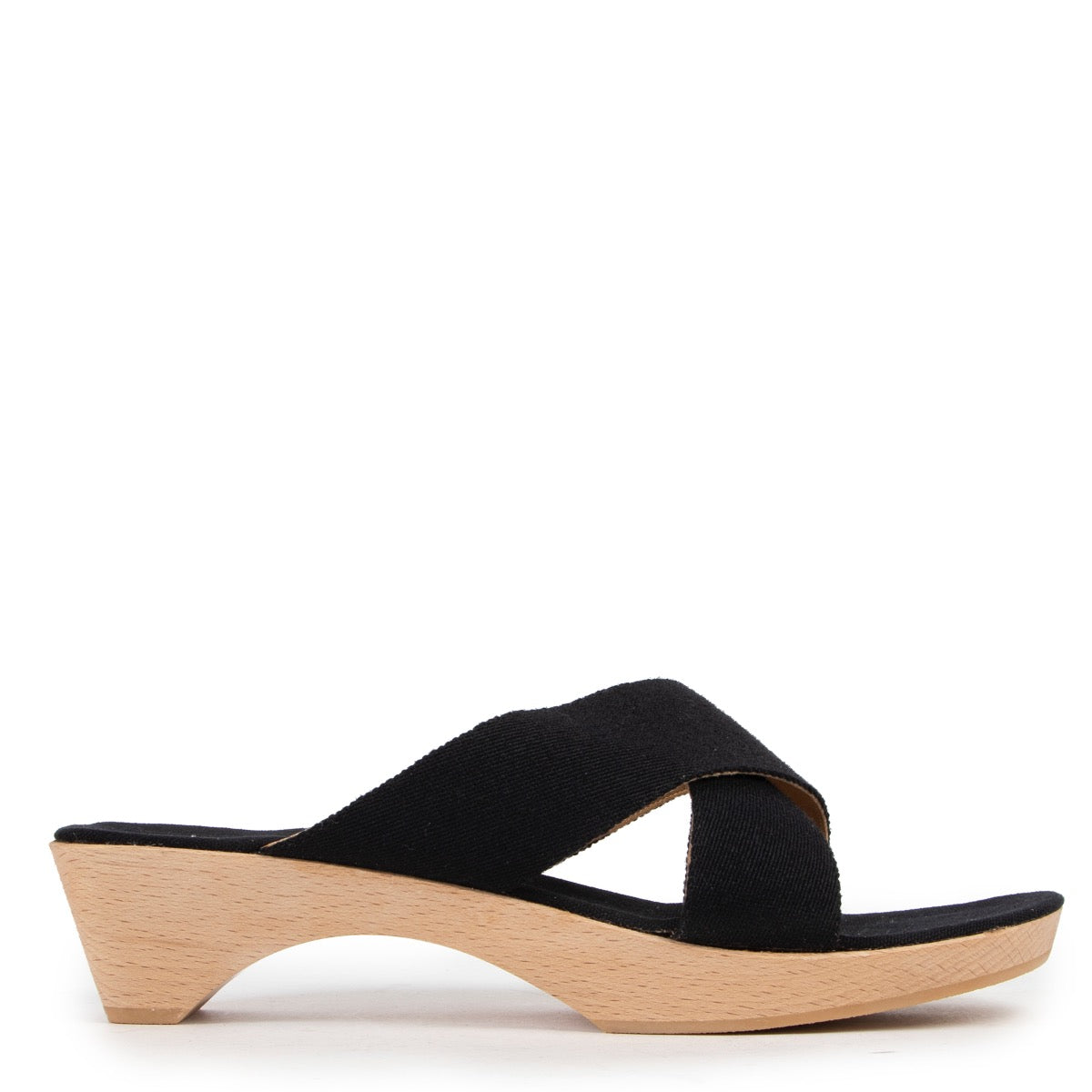 Shop safe online 100% authentic second hand Hermès Black Wooden Sandals - Size 40 in very good condition at Labellov in Antwerp.
