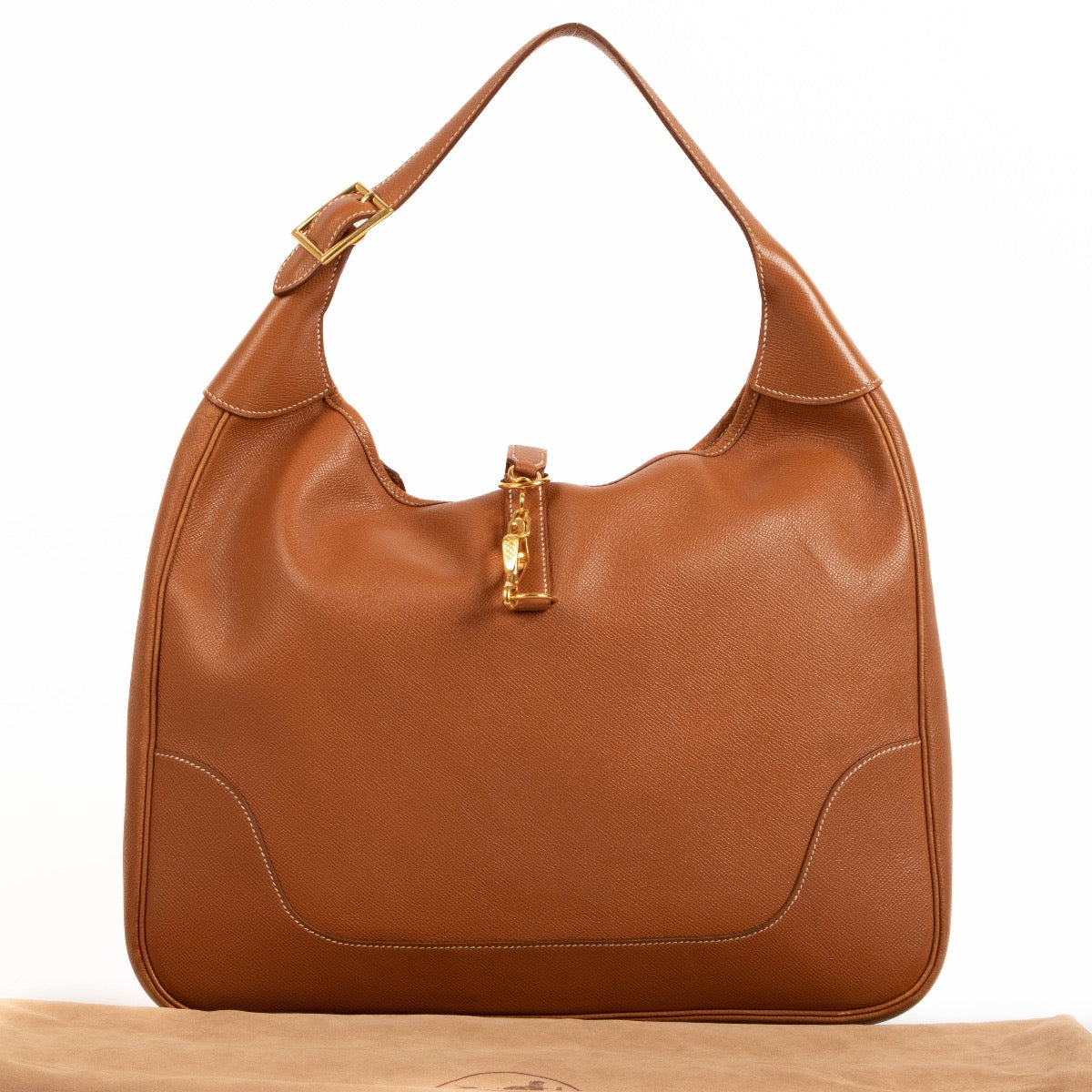shop 100% authentic second hand Hermès Trim Brown Shoulder Bag on Labellov.com