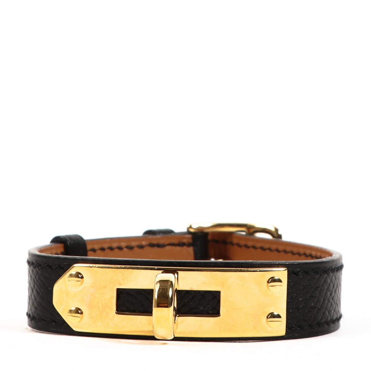 Hermès Vintage Gouden Kelly Horloge