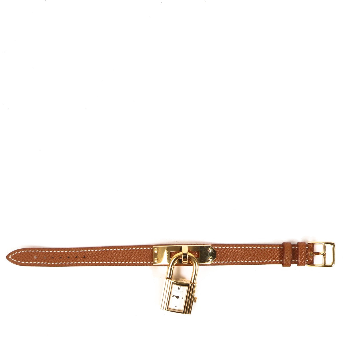 Hermès Vintage Gouden Kelly Horloge