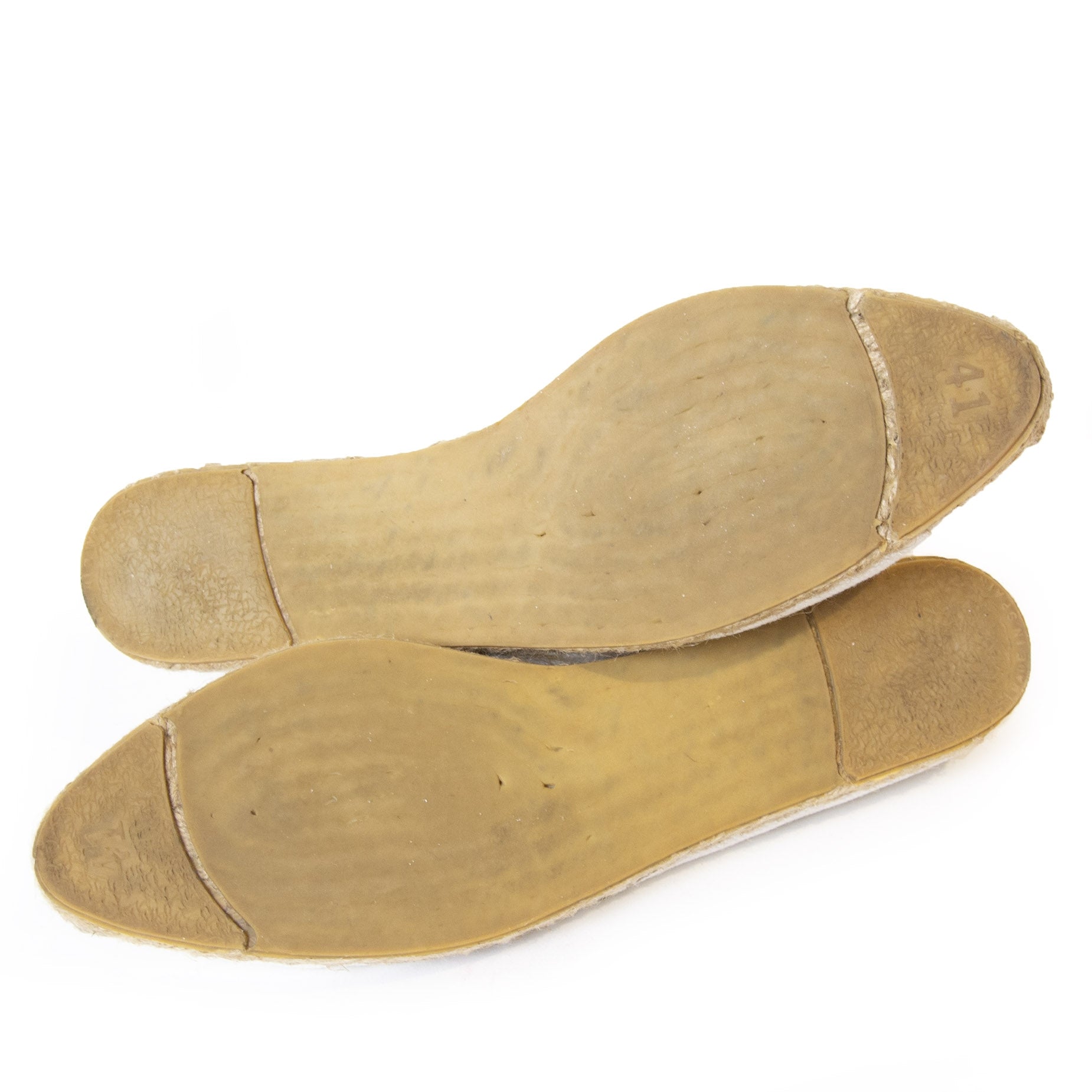 Authentieke tweedehands Hermès White Canvas Espadrilles juiste prijs veilig online winkelen LabelLOV webshop luxe merken winkelen Antwerpen België mode fashion