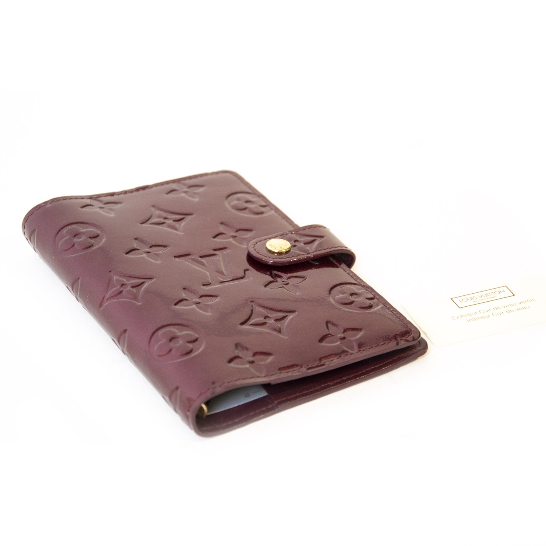 Louis Vuitton Amarante Vernis Agenda PM kopen online