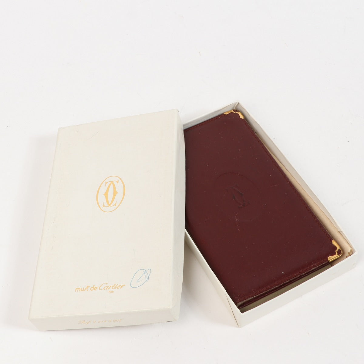 Cartier Carnet d'adresses en cuir bordeaux