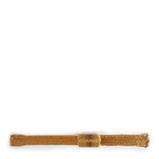 Shop safe online 100% authentic second hand Chanel Gold Logo Buckle Belt - Size 80