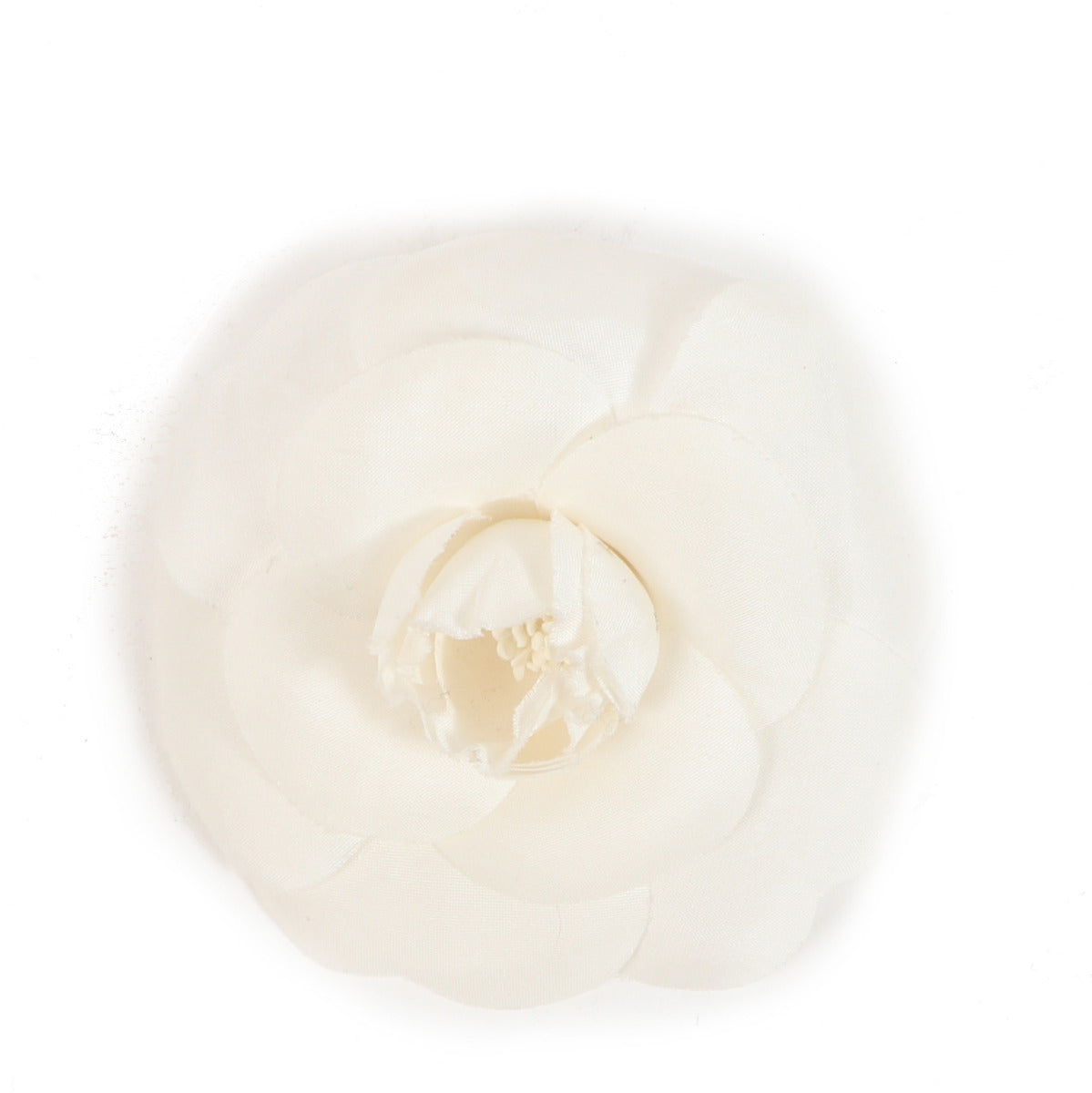 Chanel Witte Broche Camelia