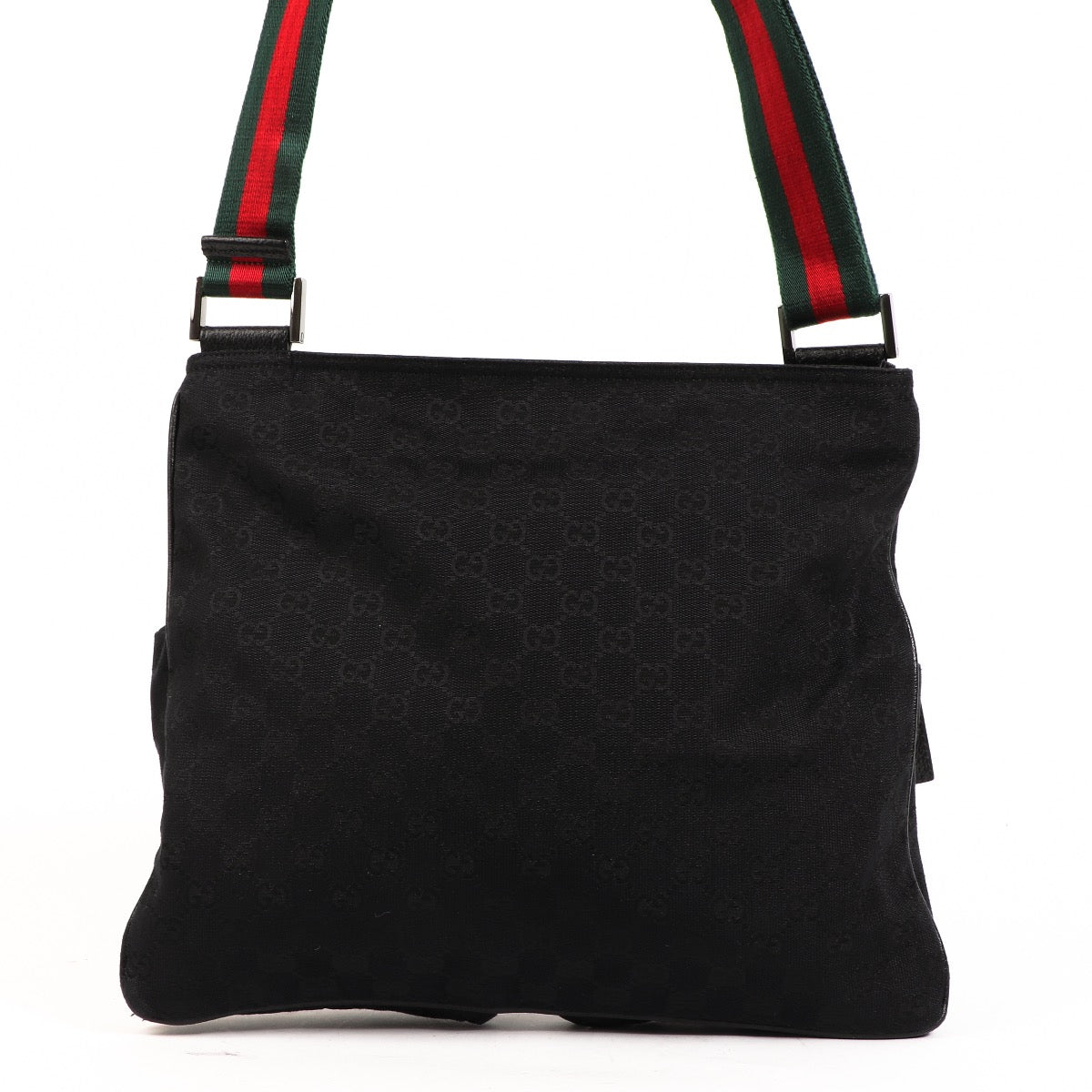 Shop safe online at Labellov in Antwerp, Brussels or Knokke this 100% authentic second hand Gucci Black GG Canvas Shoulder Bag