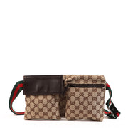 Shop safe online at Labellov in Antwerp, Brussels or Knokke this 100% authentic second hand Gucci GG Canvas Waist Belt Bag