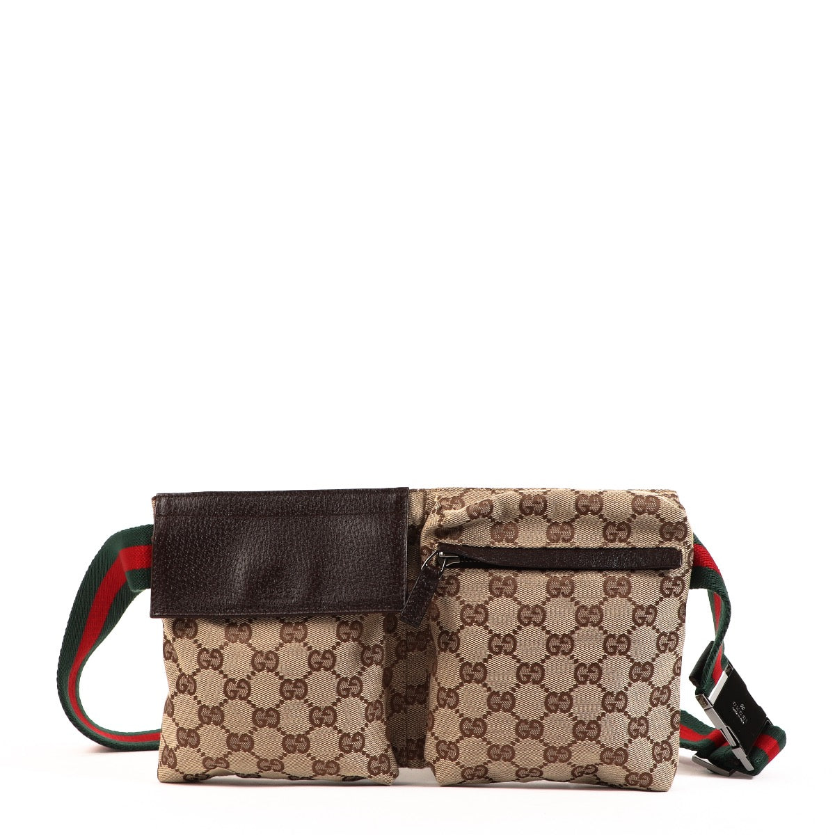 Shop safe online at Labellov in Antwerp, Brussels or Knokke this 100% authentic second hand Gucci GG Canvas Waist Belt Bag