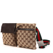Shop safe online at Labellov in Antwerp, Brussels or Knokke this 100% authentic second hand Gucci GG Canvas Waist Belt Bag