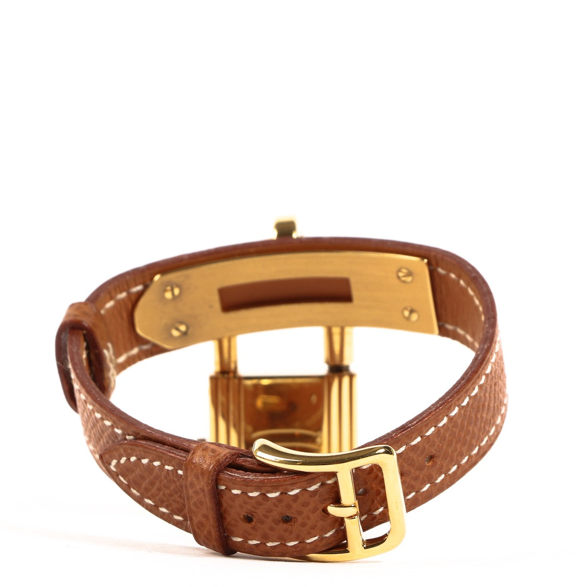 Hermès Vintage Gouden Kelly Horloge