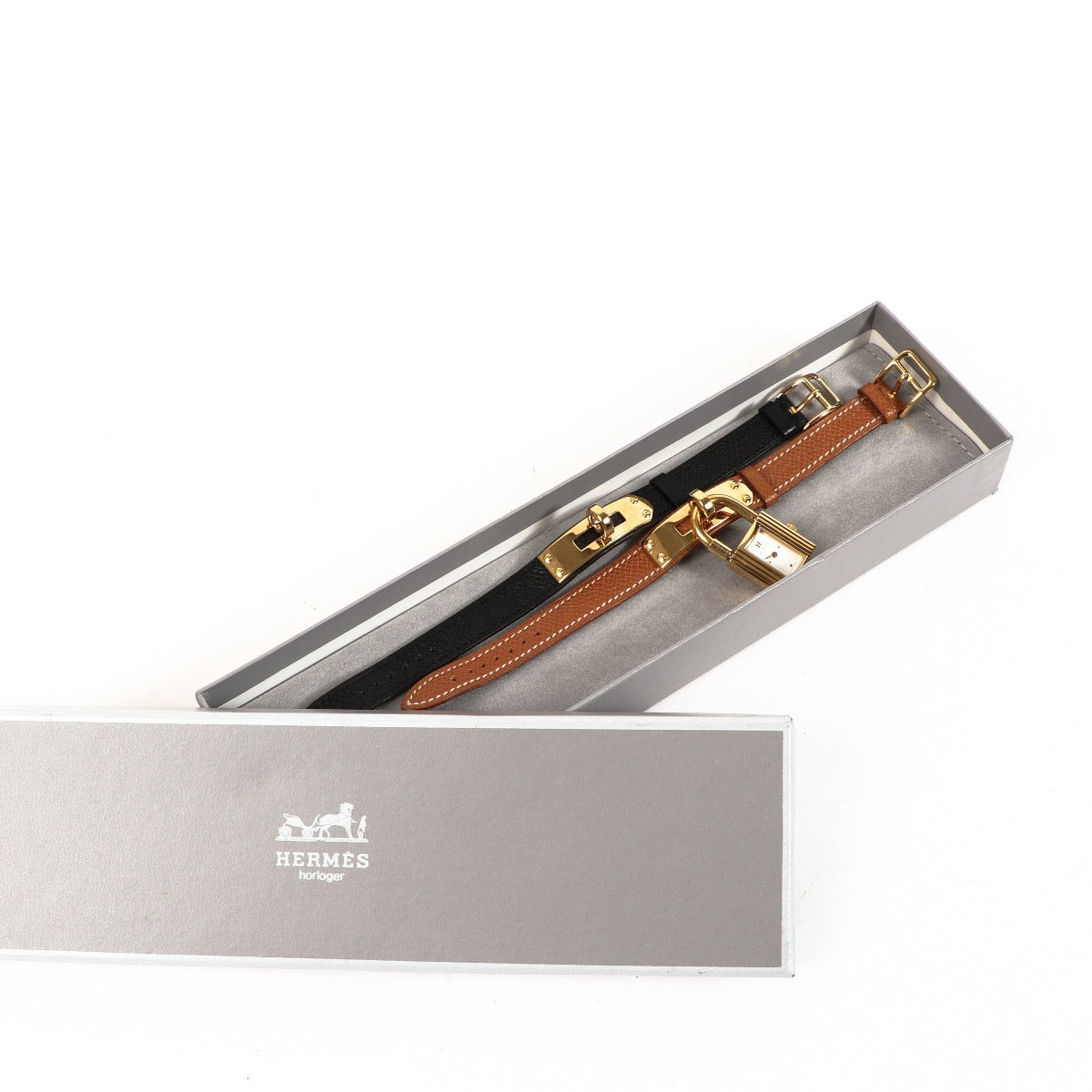 Hermès Vintage Gouden Kelly Horloge