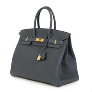 Hermès Birkin 35 Vert Rousseau Togo GHW
