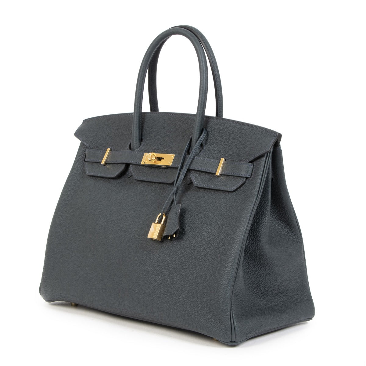Hermès Birkin 35 Vert Rousseau Togo GHW