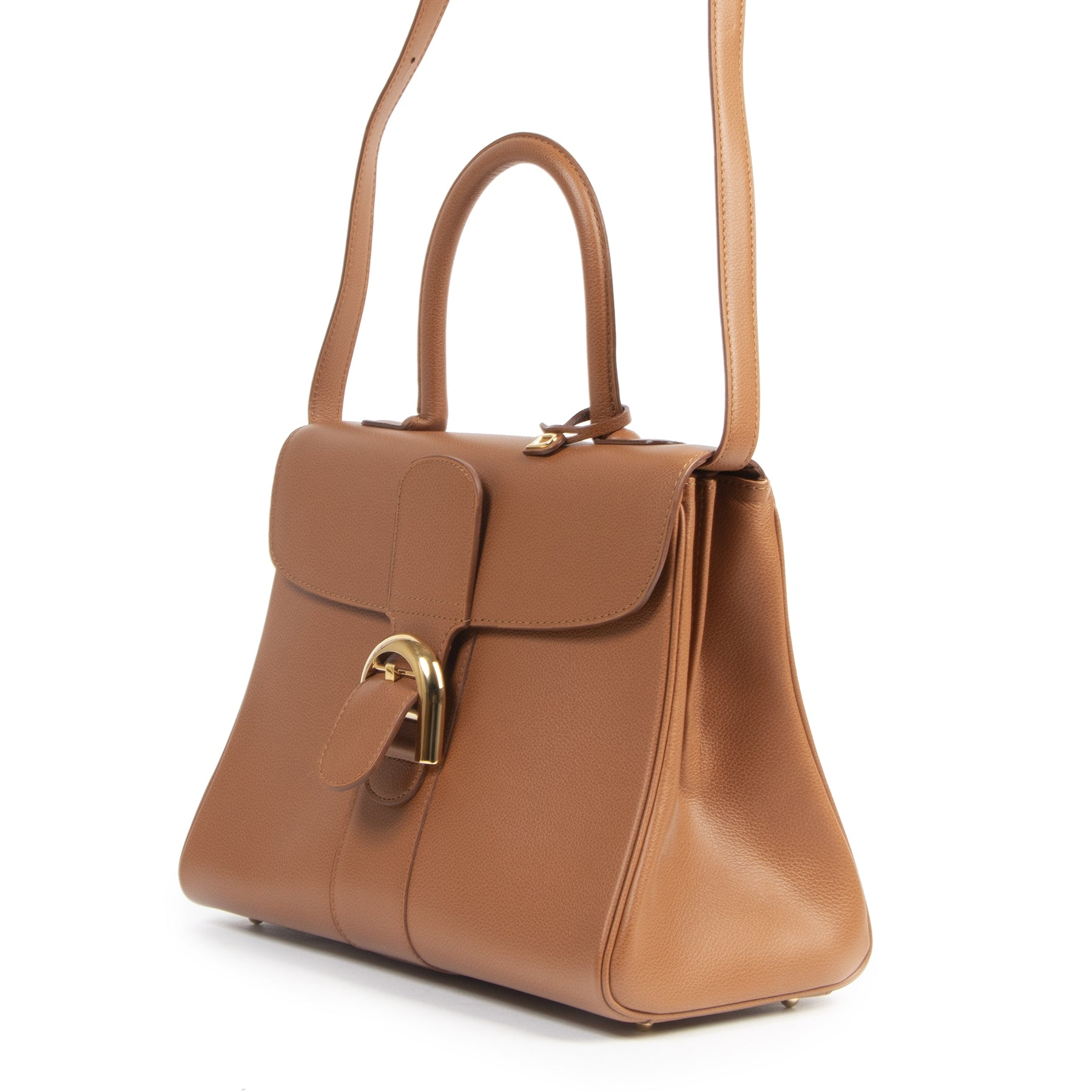 Delvaux Fauve Brillant MM + Strap