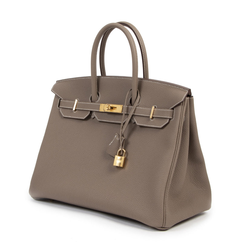 Hermès Birkin 35 Togo Etoupe GHW in perfect condition with box and dust bag