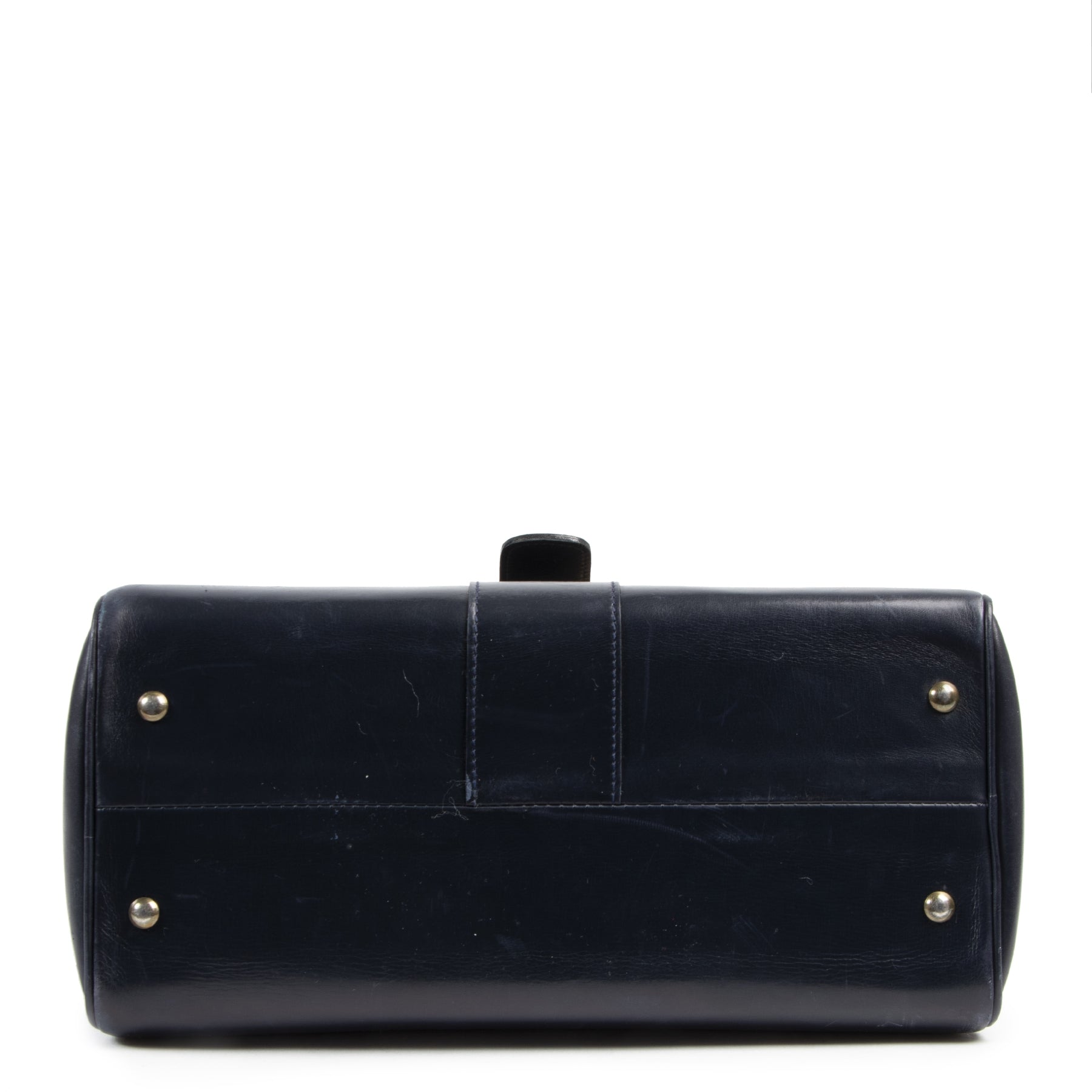 Delvaux Blue Brillant MM Bag for the best price at Labellov secondhand luxury