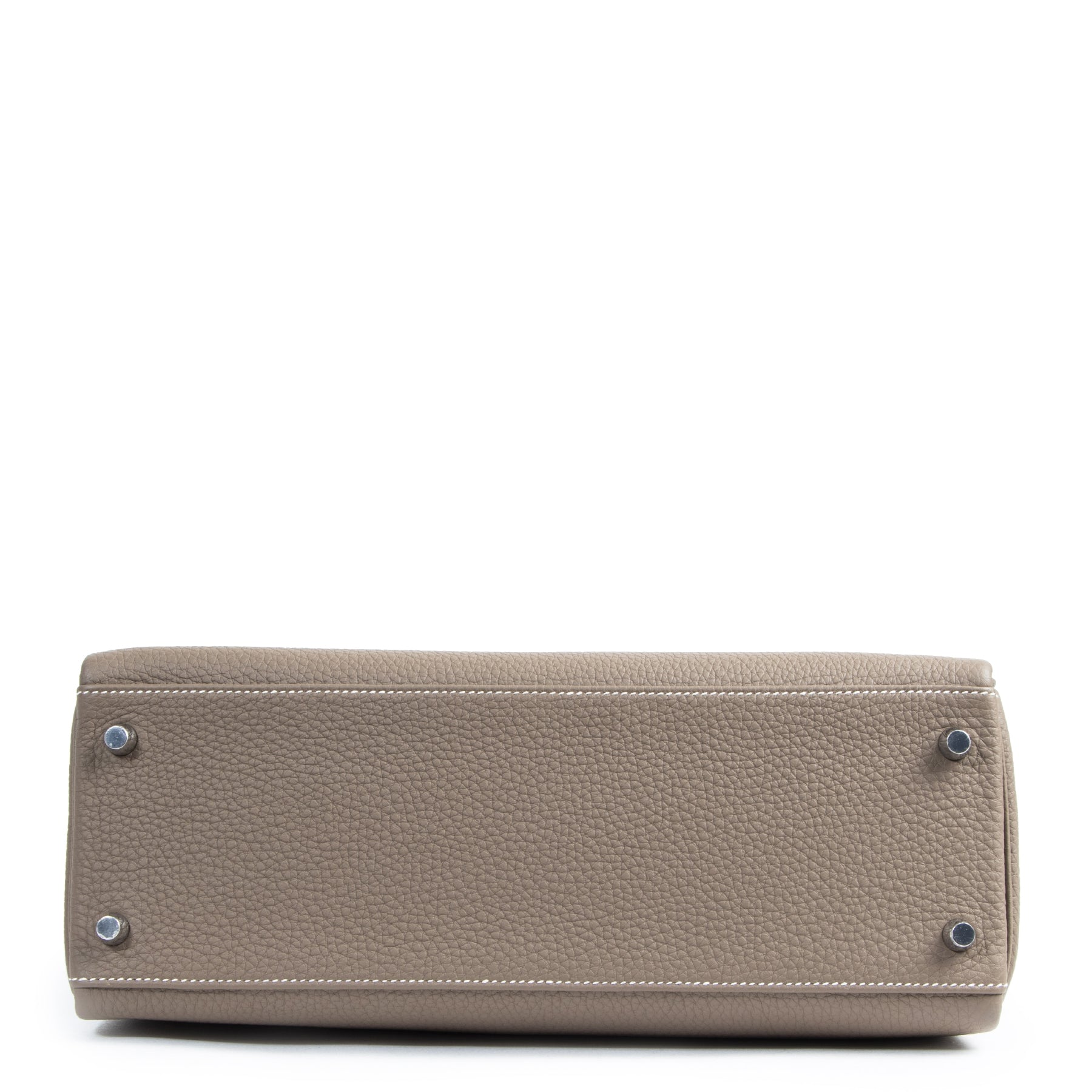 Hermès Kelly 32 Retourne Veau Etoupe PHW for the best price at Labellov secondhand luxury