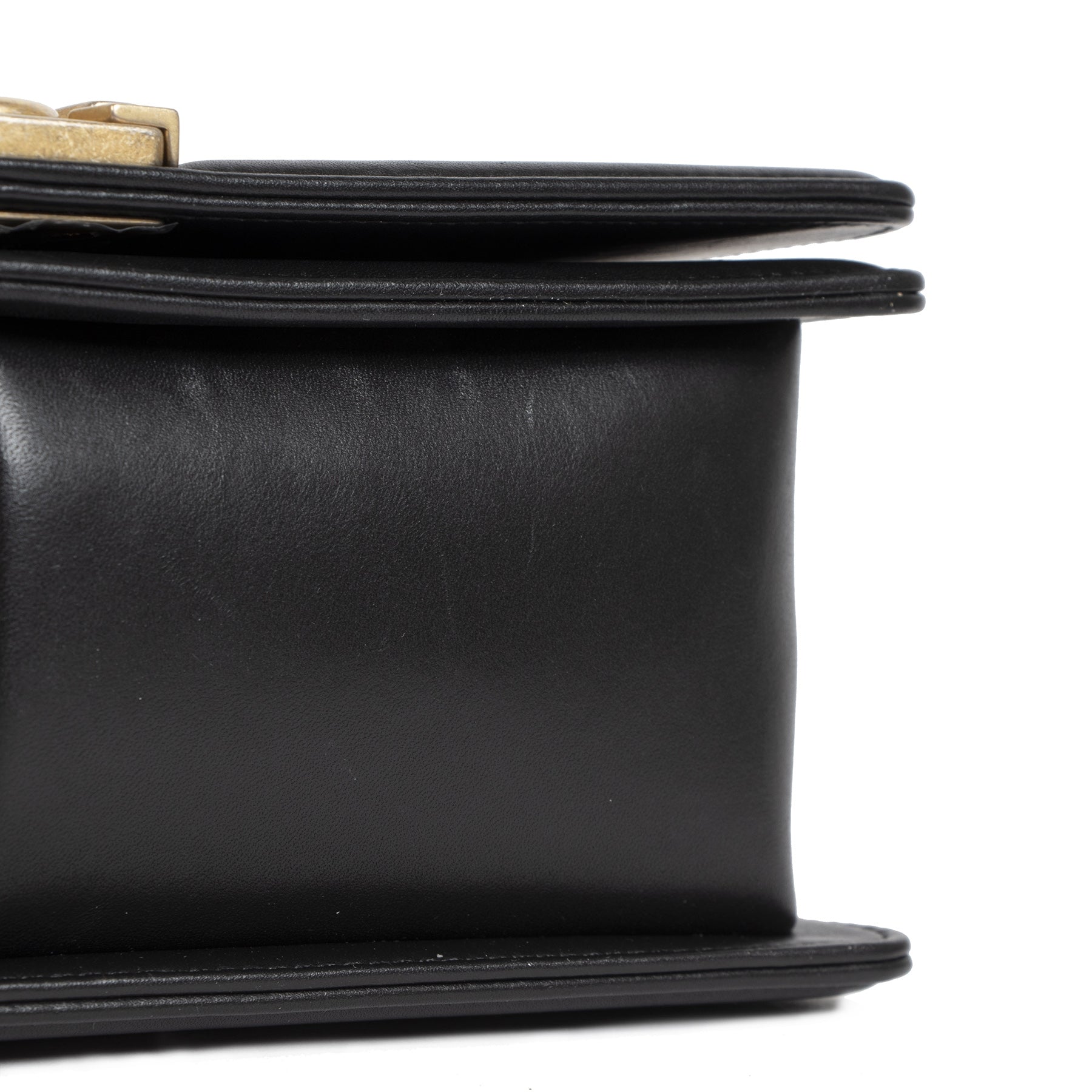 Authentieke Tweedehands Chanel Black Medium Boy Bag GHW juiste prijs veilig online shoppen luxe merken webshop winkelen Antwerpen België mode fashion